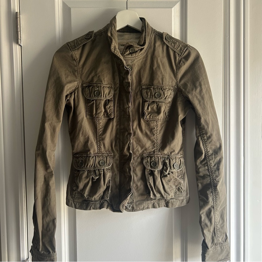 Y2K Abercrombie Military Jacket